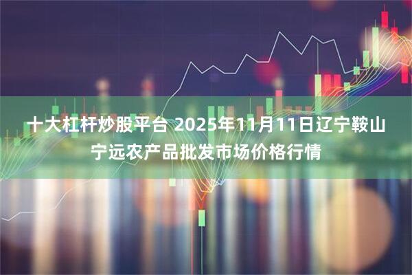 十大杠杆炒股平台 2025年11月11日辽宁鞍山宁远农产品批发市场价格行情